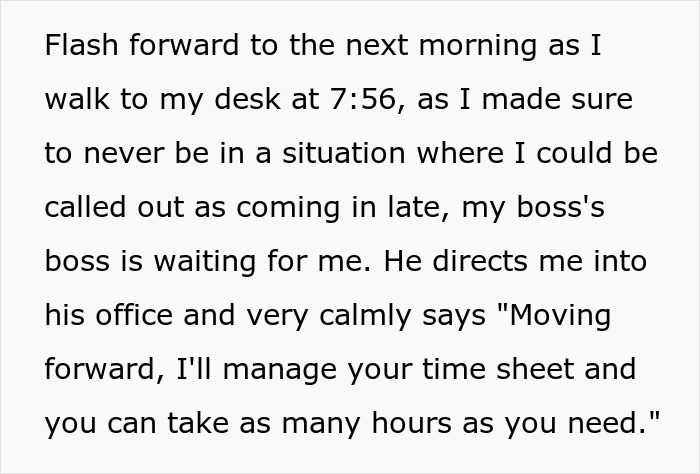 New Boss Tells Employee "No More Overtime. No Exceptions," Regrets It Real Soon