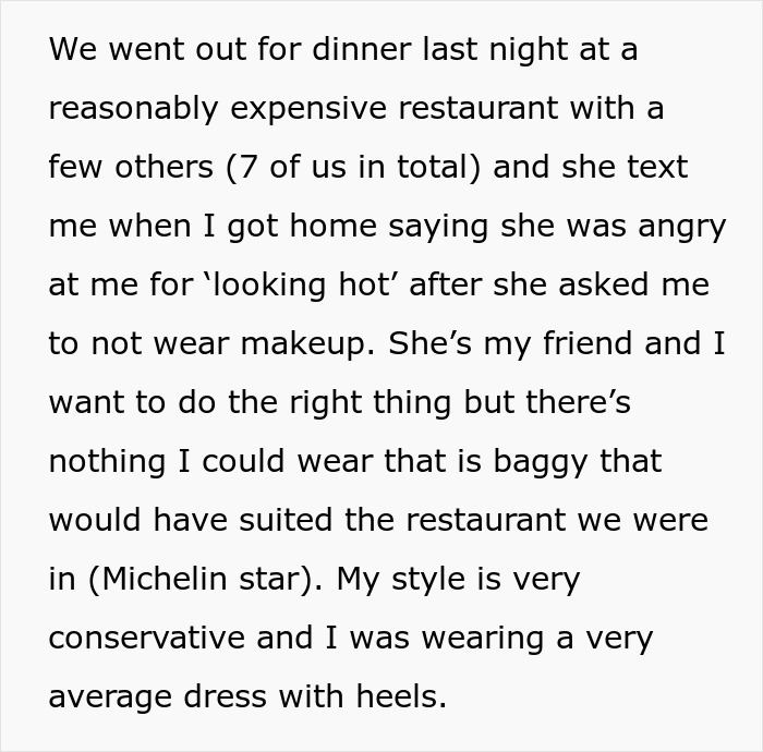 Woman Scolded For “Being Hot” In Public, As Friend’s Husband Has A Weird “Fantasy” About Her