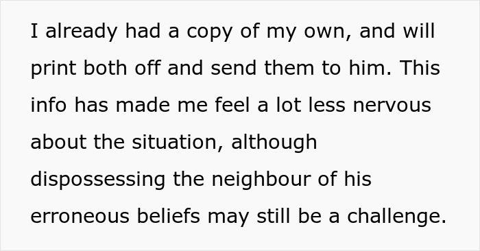 “I’ve Just Purchased A Maisonette, Neighbor Believes My Entire Garden Belongs To Him”