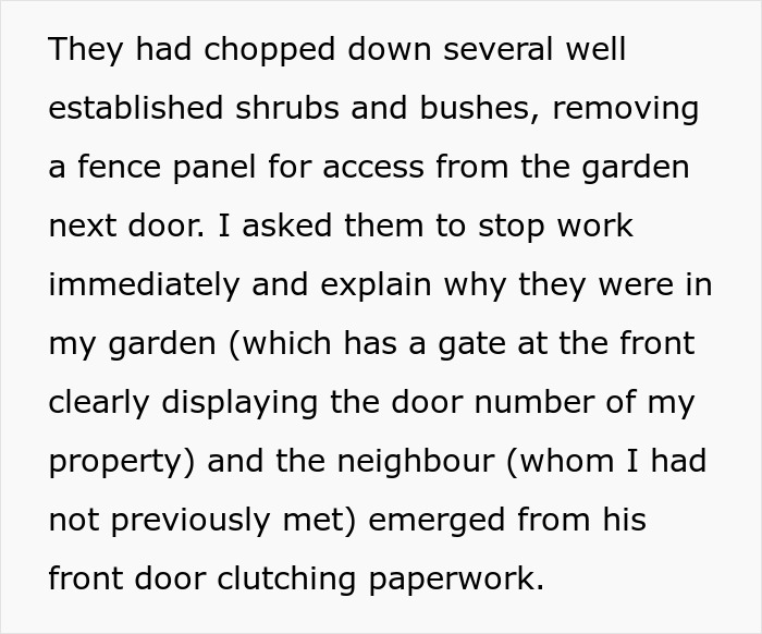 “I’ve Just Purchased A Maisonette, Neighbor Believes My Entire Garden Belongs To Him”