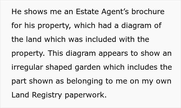 “I’ve Just Purchased A Maisonette, Neighbor Believes My Entire Garden Belongs To Him”