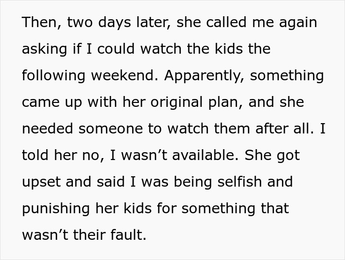 Uncle Changes All His Plans To Babysit Sister's Kids, Refuses To Help Ever Again After She Cancels