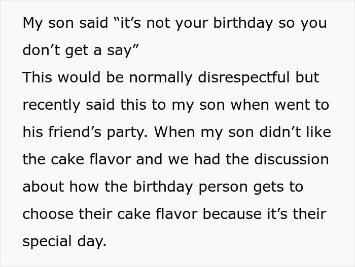 MIL Insists 5YO Change His B-Day Cake As She Doesn’t Like Chocolate, Is Stunned When He Refuses