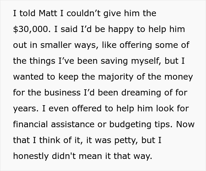 Man Receives $50,000 From His Grandfather, Refuses To Split The Inheritance With His Brother