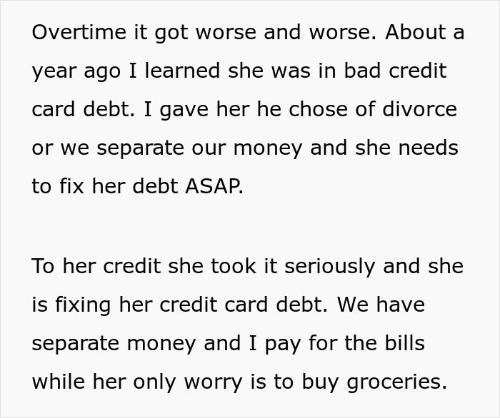 Husband Refuses To Buy Wife A Plane Ticket For Family Vacation: "This Is Her Own Fault"