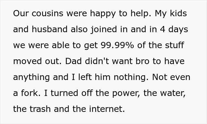 53YO Used To Live Off His Parents, Finally Has To Face The Consequences After Them Passing Away