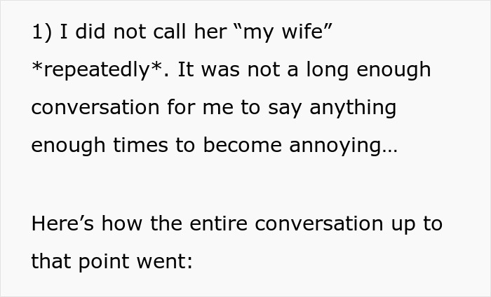 Man Gets Accused Of Being Possessive And Controlling For Referring To His Wife As “My Wife”