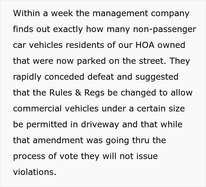 HOA Blocks Guy From Parking In His Driveway, Residents Hit Back, Turn Whole Street Into Parking Lot