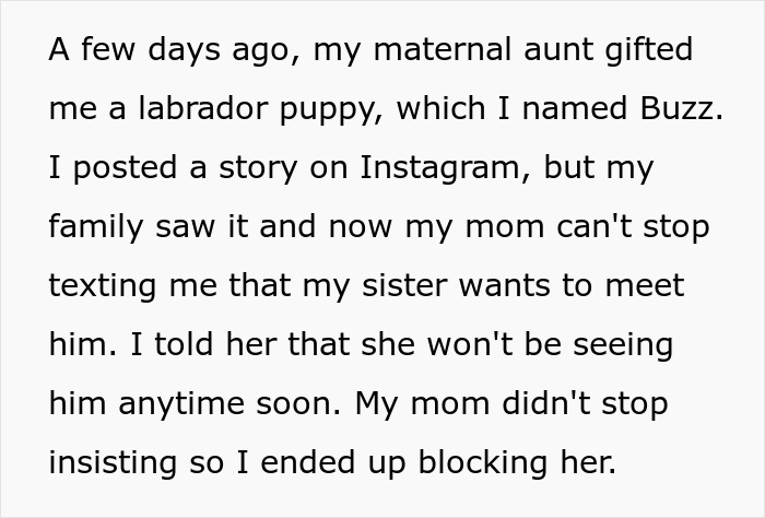 Woman Refuses To Let Her Little Sister Anywhere Near Her Puppy, Has To Call The Police