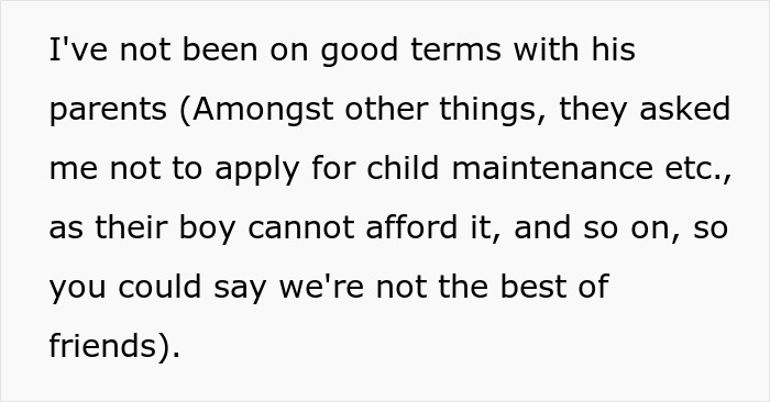 “AITA For Laughing At My Ex’s Mother And Telling Her How Much Child Support I’ve Been Receiving?”