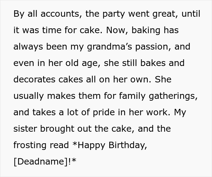 Dad Asks If He’s The [Jerk] For Leaving His Kid’s B-Day Party Because Cake Had Her Deadname On It