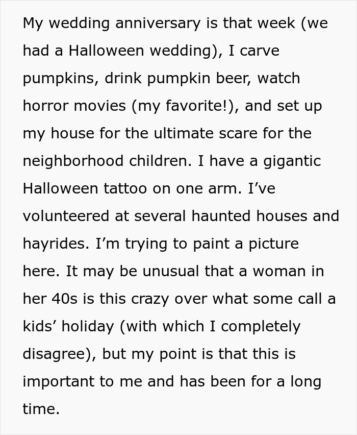 Avid Halloween Lover Gets Hugely Upset Over Prospect Of Working On The Holiday, Drama Ensues