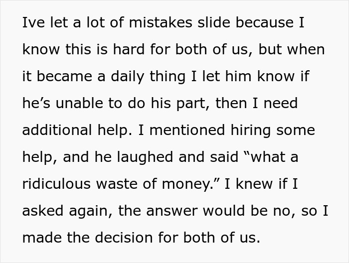 Man Faces The Consequences Of His Weaponized Incompetence He Used Against His Postpartum Wife