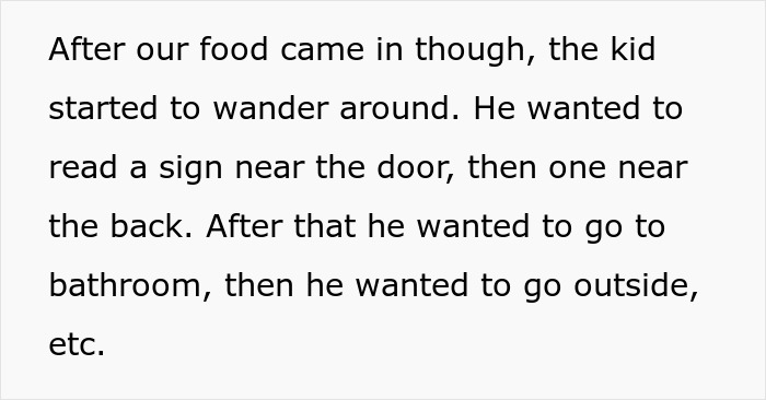 Kid Keeps Running And Screaming In A Restaurant, 21YO Tells Him To Stop, Mom Is Livid