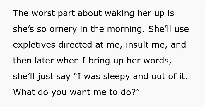 Guy Refuses To Keep Waking Up His GF, She Loses Her Job: "Started Shrieking"