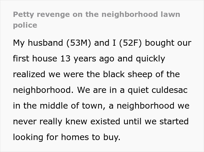 “Gave The City Official A Good Laugh”: Couple Finds Loophole In Rules To Get Back At Neighbors