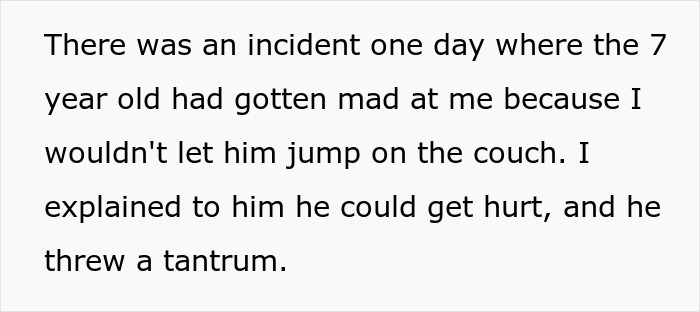 7YO Falsely Accuses Relative Of Neglecting Him While Babysitting, They Refuse To Help Anymore