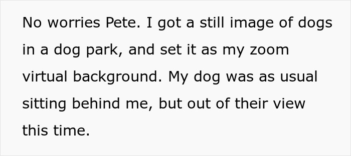 “My Dog Was Simply Sitting”: Worker Maliciously Complies With No-Dogs Home Office Policy