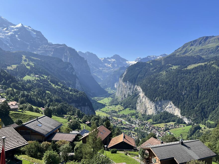 View From My Hotel Room In Wengen, Switzerland