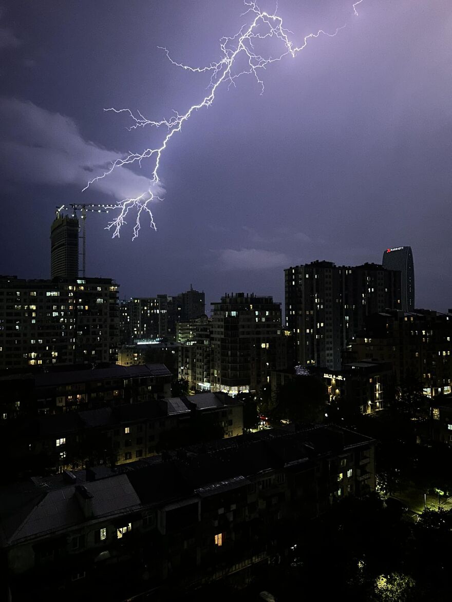 No Filter, Batumi- Georgia Tonight, View From My Balcony