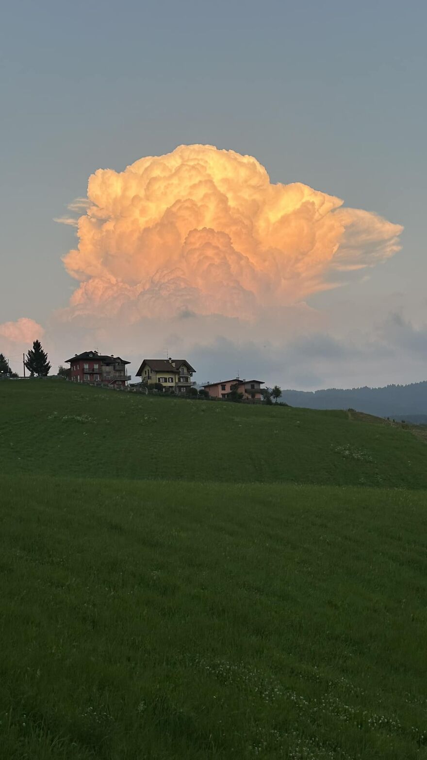 View From My Window This Evening In Asiago/Italy