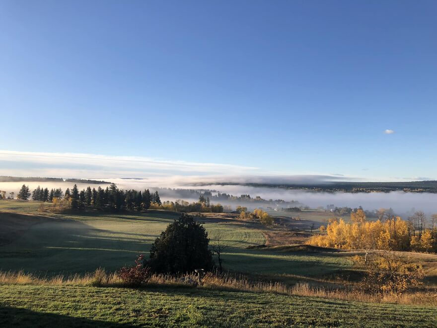 Autumn Dawn In The Cariboo, British Columbia, Canada