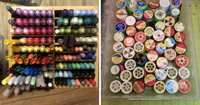 20 Clever Ways People Are Taming Their Wild Art Supply Hoards