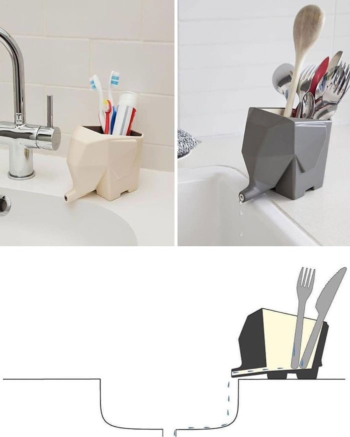 Creative Cutlery Drainer By Peleg Design