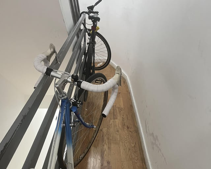 Guy Sick Of Lady's Bike Blocking Hall, Gets It Removed By Property Management As She Won't Listen