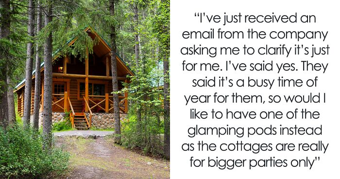 Woman Sparks Discussion Online As She Books 6-Person Lodge For Herself, Owners Makes A Fuss 