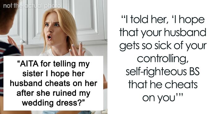 “It’s Just A Dress”: Sisters Have Huge Argument After One Of Them Ruins Other’s Wedding Dress