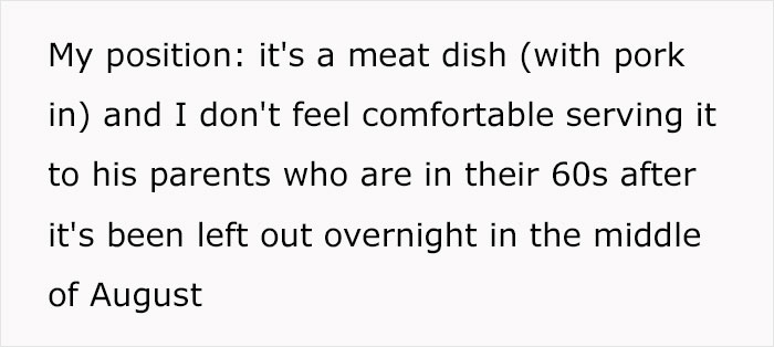 Man Ruins The Food His Wife Spent 3.5 Hours Making, Then Cancels Dinner To Her Utter Dislike