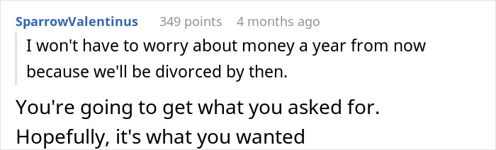 “We're Hemorrhaging Money”: Man Threatens Divorce Over Wife's Reluctance To Change Jobs