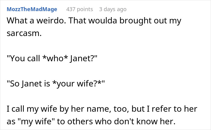 Man Gets Accused Of Being Possessive And Controlling For Referring To His Wife As “My Wife”