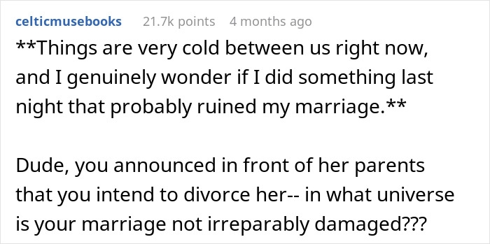 “We're Hemorrhaging Money”: Man Threatens Divorce Over Wife's Reluctance To Change Jobs