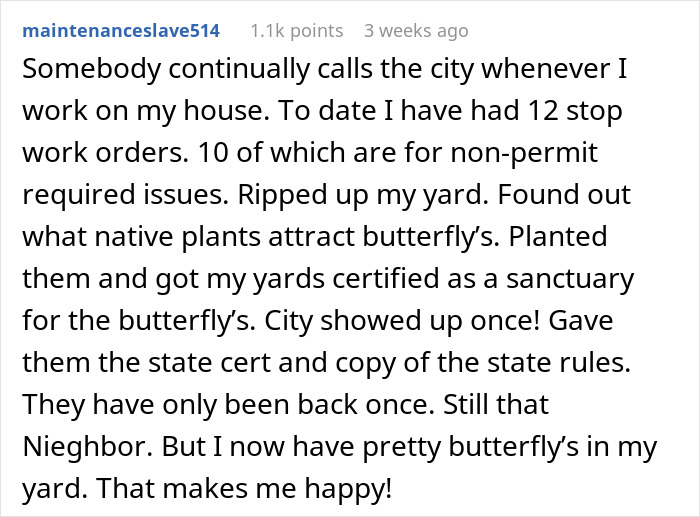 “Gave The City Official A Good Laugh”: Couple Finds Loophole In Rules To Get Back At Neighbors