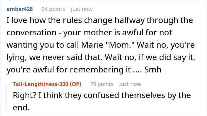 Dad, Stepmom Mock Teen’s Bio Mom, Kid Overhears Them, Quits Calling Stepmom “Mom” For Good