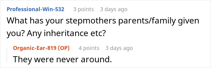  “AITA For Blaming Dad And Stepmom For Stepsiblings Thinking They Would Get Grandkid Inheritance?”