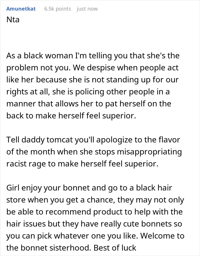 Woman Insists BF’s Daughter Is Racist For Wearing A Bonnet, It Gets Them Kicked Out From Her Home