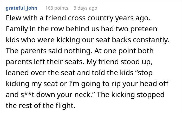 Passenger Endures Nightmare Flight, Gives Entitled Family A Taste Of Their Own Medicine