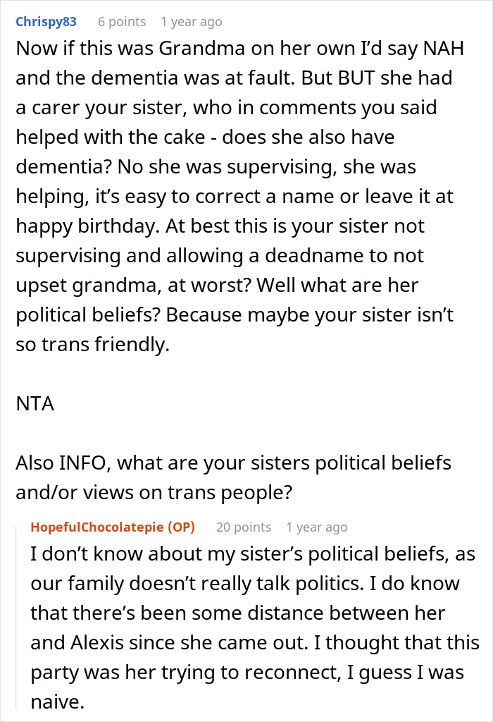 Dad Asks If He’s The [Jerk] For Leaving His Kid’s B-Day Party Because Cake Had Her Deadname On It