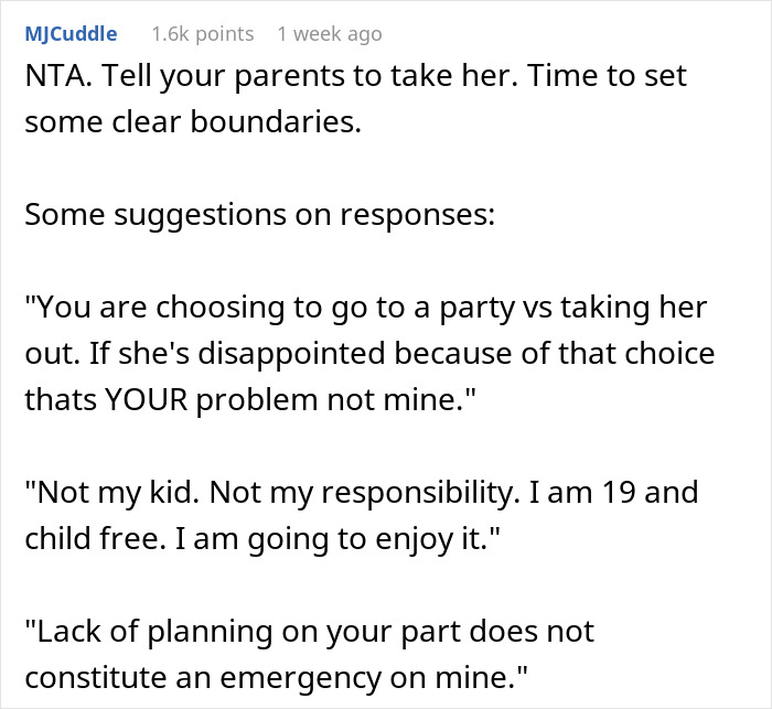 29YO Just Assumes Her 19YO Sis Is A Pro-Bono Babysitter, Shocked To Receive A Flat-Out Refusal