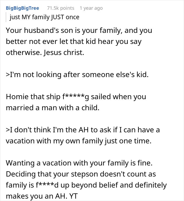 Story Takes A Wholesome Turn After Woman Gets Brutal Reality Check About Her Stepson