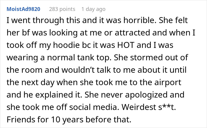 Woman Scolded For “Being Hot” In Public, As Friend’s Husband Has A Weird “Fantasy” About Her