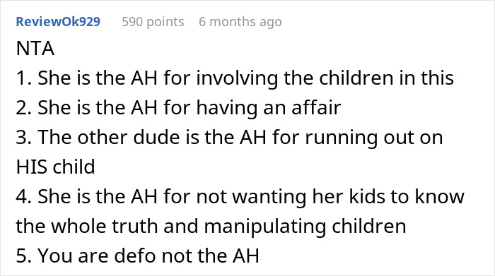 Woman Sends Her Kids To Ask Ex-Husband For More Money, Is Furious He Was Honest With Them