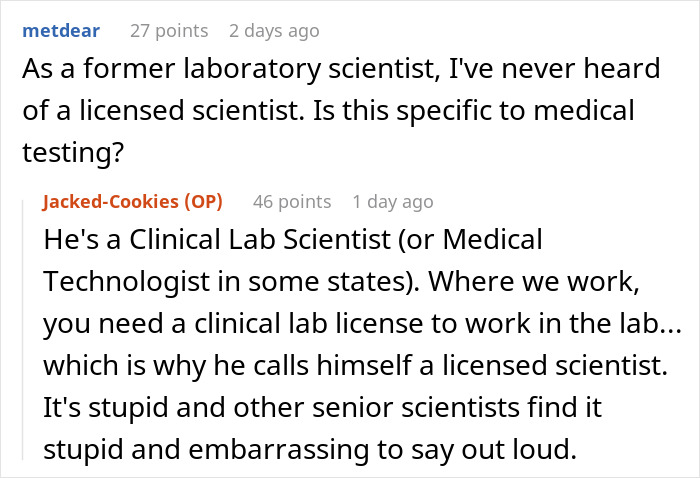 Scientist Gets Angry Lab Tech Double-Checks His Work: "I Don't Need You"