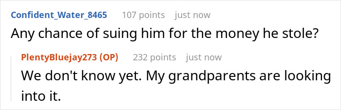 Dad Caught Trying To Swipe Son’s Inheritance For New Fam, Teen Laughs As Grandparents Cut Him Off