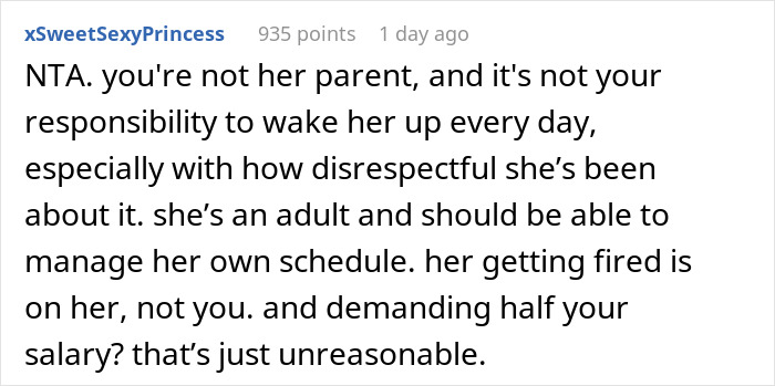 Guy Refuses To Keep Waking Up His GF, She Loses Her Job: "Started Shrieking"