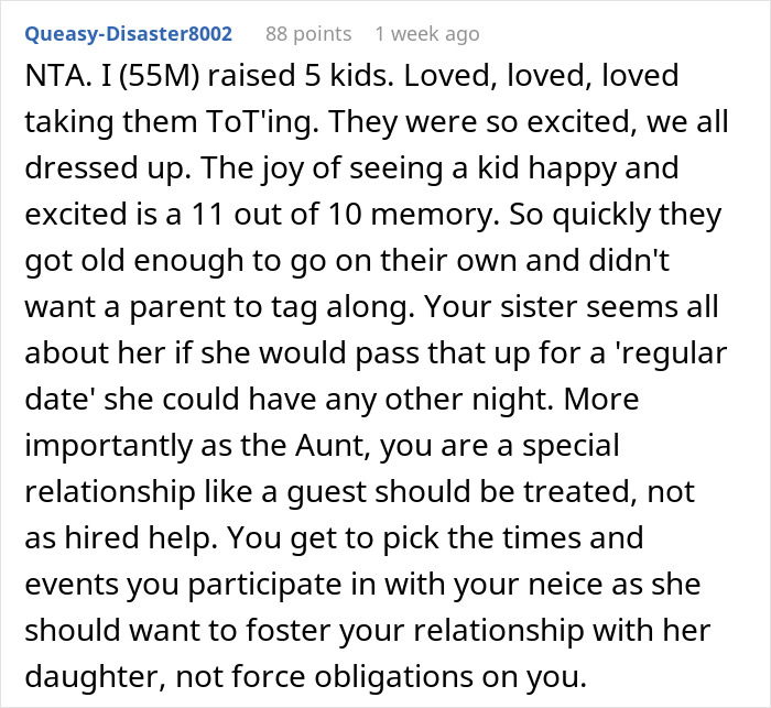 29YO Just Assumes Her 19YO Sis Is A Pro-Bono Babysitter, Shocked To Receive A Flat-Out Refusal