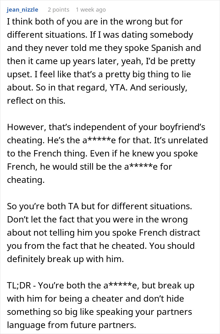 “He Got Mad”: Woman Learns BF’s Secret After Years Of Pretending Not To Understand His Language